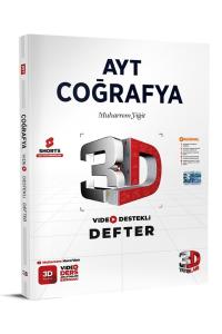 3D AYT COĞRAFYA VİDEO DESTEKLİ DEFTER
