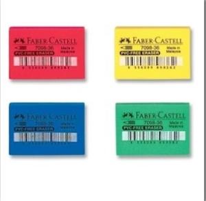 FABER CASTELL 7098/36 RENKLİ SİLGİ