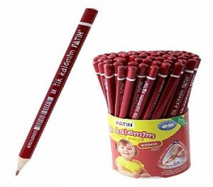 FATİH JUMBO ÜÇGEN "İLK KALEMİM" KIRMIZI