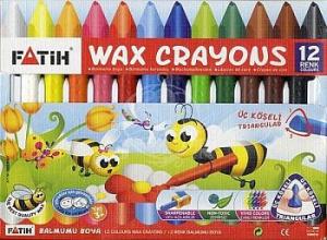 FATİH JUMBO WAX CRAYON BOYA  12 Renk