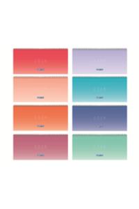 GIPTA 16x33 506-PXK BRİSTOL KAPAK SPİRALLİ MASA TAKVİMİ