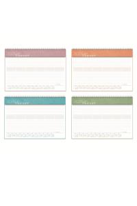 GIPTA 40x28 252-SMK SPİRALLİ MASA ÜSTÜ PLANLAYICI