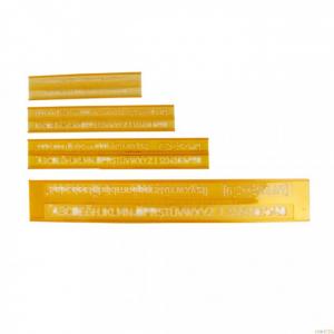 HATAS TEKNİK RESİM YAZI SETİ    4 lü TAKIM  3-5-7-10mm