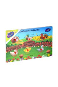 ONYIL PLAYWOOD AHŞAP TUTMALI ÇİFTLİK,SEVİMLİ,KÜMES HAYVANLARI