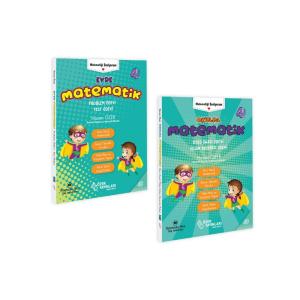 ÖZER 4.Sınıf EVDE OKULDA MATEMATİK SETİ - 2 Kitap