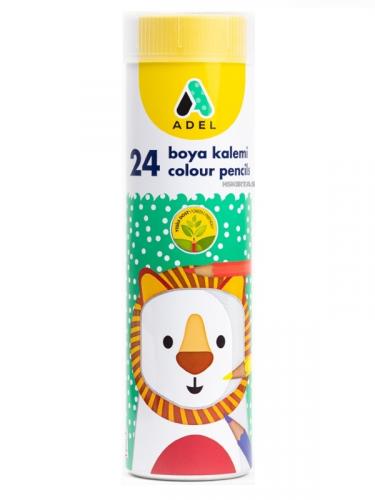 ADEL 24 Renk KURU BOYA METAL TÜP