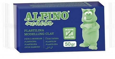 ALPINO 50 gr PLASTİLİN OYUN HAMURU - MAVİ