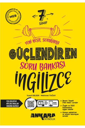 ANKARA 7.Sınıf İNGİLİZCE GÜÇLENDİREN SORU BANKASI