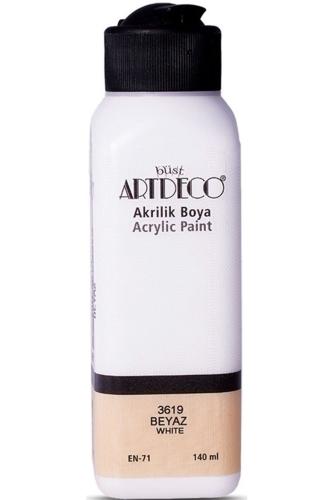 ARTDECO AKRİLİK BOYA 140ml. -  Beyaz 3619