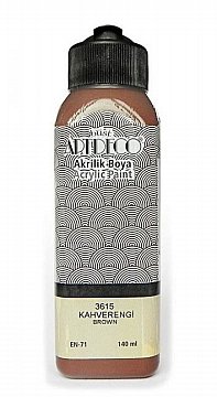 ARTDECO AKRİLİK BOYA 140ml. -  Kahverengi 3615