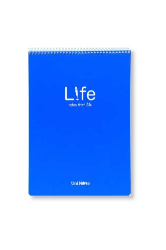 ÇINAR LİFE SPİRALLİ BLOKNOT PP KAPAK A4 100yp.-KARELİ