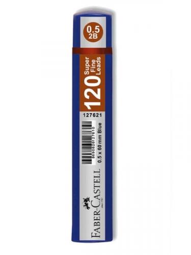 FABER CASTELL GRİP 0,5 120 li 2B MİN UÇ 60 mm - Mavi Tüp