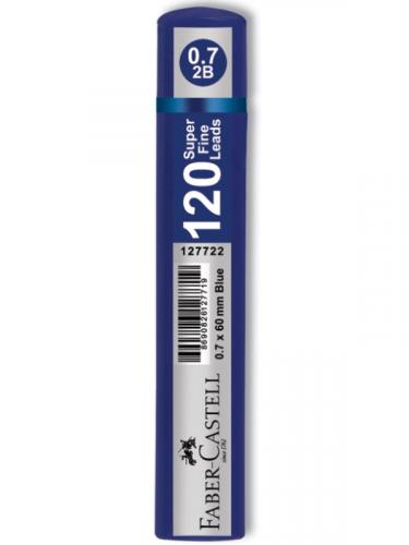 FABER CASTELL GRİP 0,7 120 li 2B MİN UÇ 60 mm - Mavi Tüp