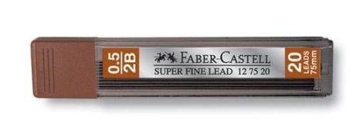 FABER CASTELL SÜPER MİN 75mm 0.5 (20 li) 2B