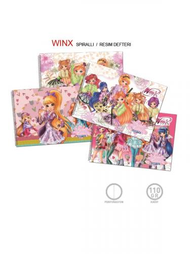 GIPTA WİNX 35x50 15yp.SPR.RESİM DEFTERİ