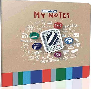 GIPTA X NOTES TEL DKŞ.OFS.PP KPK.DEFTER A5 80 YP.Çizgili