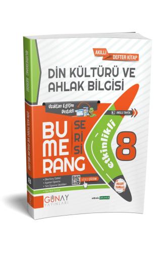 GÜNAY 8.Sınıf BUMERANG DİN KÜLTÜRÜ AKILLI DEFTER KİTAP