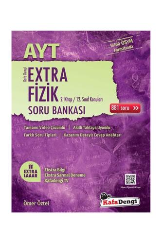 KAFADENGİ AYT EXTRA FİZİK 2.Kitap Soru Bankası
