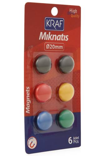 KRAF 20mm. MIKNATIS 6 lı 503G BLİSTER