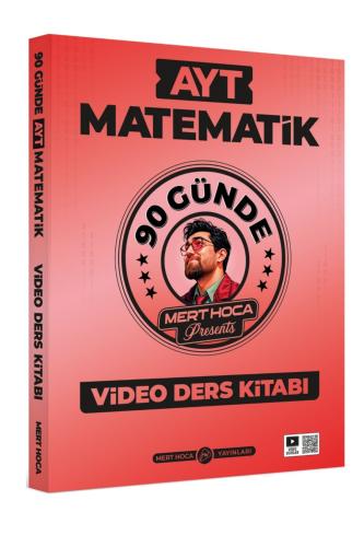 MERT HOCA 90 GÜNDE AYT MATEMATİK Video Ders Kitabı