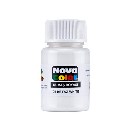 NOVA COLOR KUMAŞ BOYASI SU BAZLI- Beyaz