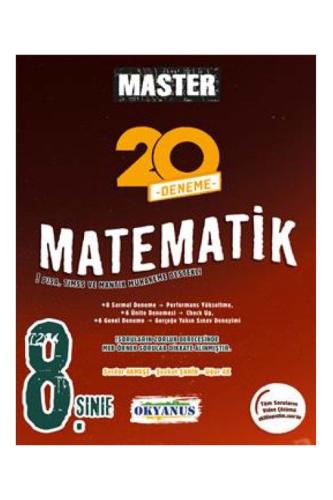OKYANUS 8.Sınıf MASTER MATEMATİK 20 DENEME SINAVI