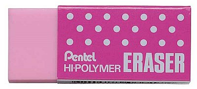 PENTEL Hİ-POLYMER SİLGİ KÜÇÜK BOY PEMBE