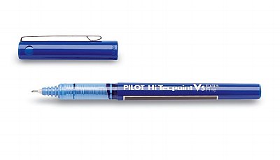 PİLOT BX-V5  HITECPOINT İĞNE UÇLU ROLLER KALEM KLASİK Mavi