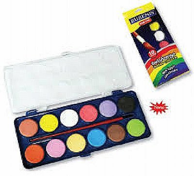 RUBENİS SULU BOYA  12 Renk Büyük Kutulu