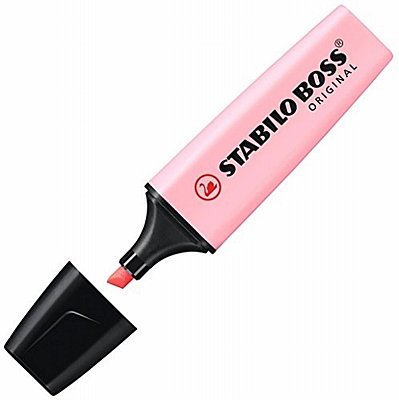STABİLO BOSS FOSFORLU KALEM Pastel Pembe