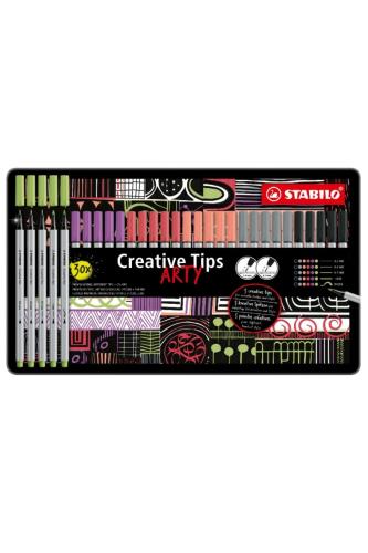 STABİLO FİNE 30 FARKLI UÇ KALINLIKTA VEYA PASTEL RENK KALEM SETİ CREAT