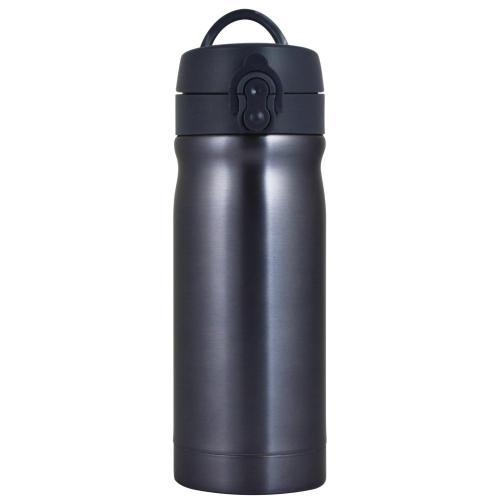 TRENDİX 350ml. ÇELİK TERMOS MATARA Koyu Gri
