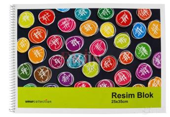 UMUR 25x35 SPİRALLİ  RESİM BLOK 150 gr.